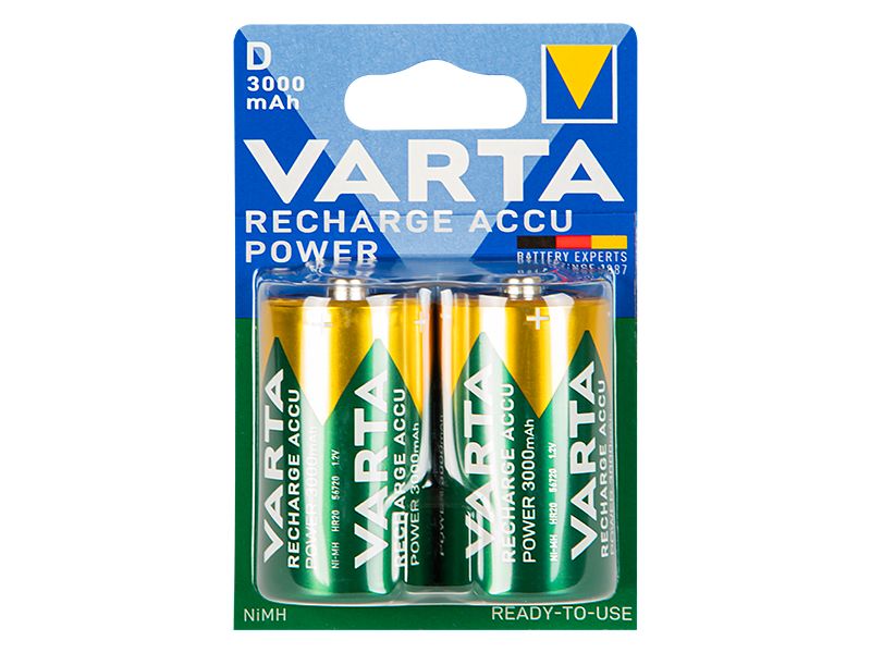 Akumulator  R20 Ni-MH D 3000mAh VARTA zdjęcie 1