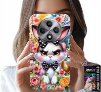 ETUI DO OPPO RENO12 F / 12FS 5G - KRÓLIK WIELKANOCNY, ZAJĄC, JAJKA + SZKŁO