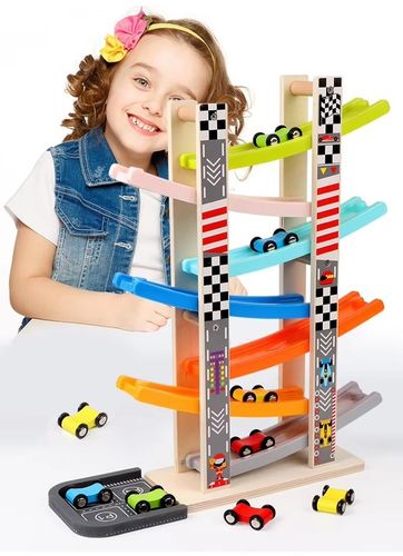 TOR SAMOCHODOWY DUŻY ZJEŻDŻALNIA DLA AUTEK 8szt (W076) na Arena.pl