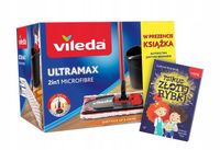Vileda mop ULTRAMAX mop płaski wiadro ZESTAW BOX + GRATIS