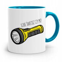 Kubek Błękitny Dla Taty Ojca Sobie Świecisz Czy Mi Z Nadrukiem Ze Zdjęciem