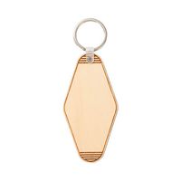 Dwustronny brelok ze sklejki do sublimacji - Retro Motel