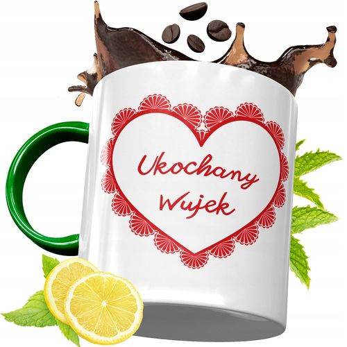 Kubek Zielony Dla Wujka Idealny Prezent Z Nadrukiem Ze Zdjęciem na Arena.pl