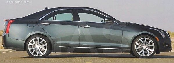 Cadillac ATS Sedan - Listwy CHROM na drzwi boczne dekoracyjne chromowane zdjęcie 1