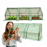 MINI SZKLARNIA OGRODOWA I BALKONOWA, TUNEL FOLIOWY ZIELONA FOLIA - CLIVIA I