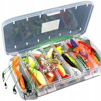 ZESTAW PRZYNĘT GAMA + PUDEŁKO JAXON 54 elementy !