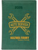 STYLOWY kalendarz AUTO SERWIS A4 2026 KSIĄŻKOWY PLANER TYGODNIOWY