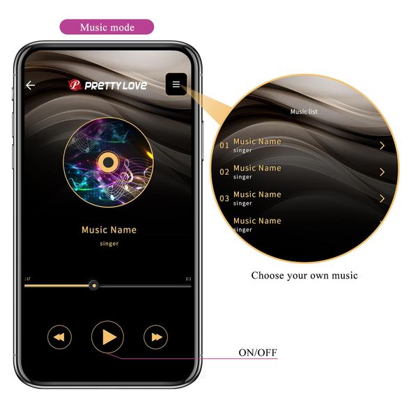 Pretty Love - Fisherman Purple, 12 Vibration Functions Mobile App Remote zdjęcie 11