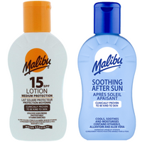 Malibu SPF15 Balsam 100ml + Balsam Po Opalaniu 100ml