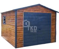 SCHOWEK - DOMEK OGRODOWY 3m x 5m  - okno - drewnopodobny TKD131 3x5