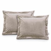 CUS/AH/VELVET/BEIGE/SIDE/50X70*2