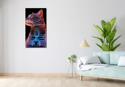 Obraz 50x100cm Anatomia Kota na Arena.pl