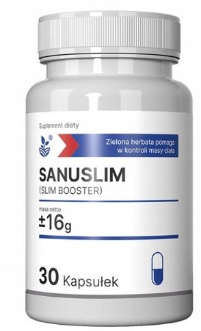 SANUSLIM Spalacz tłuszczu utrata wagi Wspomaganie trawienia 30 kaps +GRATIS zdjęcie 2