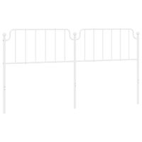 Metalowe wezgłowie, białe, 200 cm
