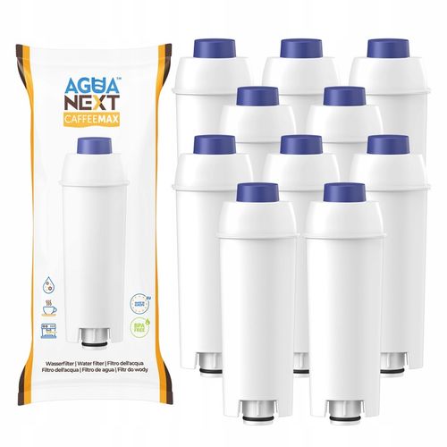 Agua Next wkład filtrujący filtr wody do ekspres do kawy Delonghi 10 sztuk na Arena.pl