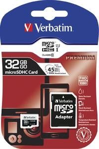 Verbatim 32GB Micro SD (HC) CLASS 10 WITH ADAPTOR na Arena.pl