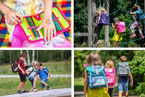 Zestaw tornister plecak szkolny Loop Plus Green Rex dinozaur 6-9lat HERLITZ na Arena.pl