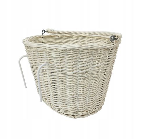 KOSZYK PRZEDNI NA ROWER ZAKUPY DUŻY KOSZ WIKLINOWY ROWEROWY STYLOWY Z1 na Arena.pl