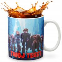 KUBEK 330ml GRAFIKA PREZENT ŚWIĘTA WZÓR - BAJKA WYTRESOWAĆ SMOKA + IMIĘ