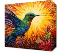 Obraz 30x30cm Koliber Barw