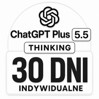 PRYWATNE KONTO CHATGPT 5.5 PLAN PLUS 30 DNI DOSTĘPU CHAT GPT O1 SOLO CODEX
