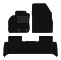 Dywaniki welurowe do: Renault Grand Scenic III 2009-2016 minivan czarne