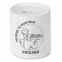 Skarbonka Dla Piekarza Pieczenie To Moja Pasja Z Nadrukiem Ze Zdjęciem
