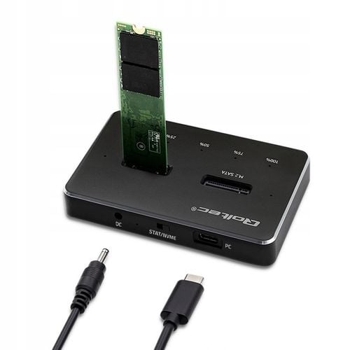 Stacja Qoltec Stacja dokująca SSD M.2 NVMe USB-C 2x 2TB na Arena.pl