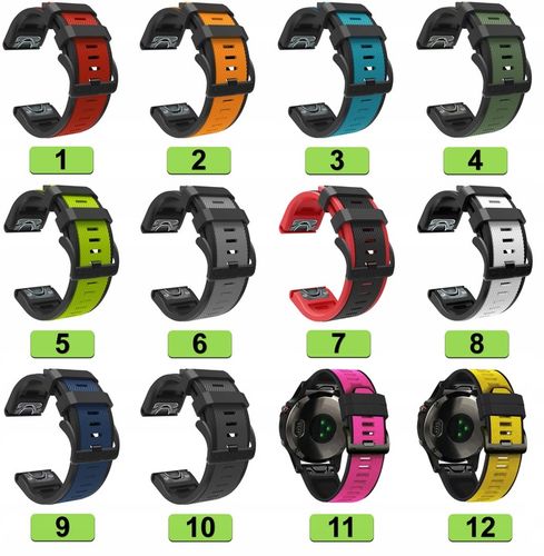 PASEK OPASKA BRANSOLETA QUICKFIT DO GARMIN FENIX 5 6 7 8 47mm PRO SOLAR na Arena.pl