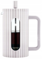 ZAPARZACZ TŁOKOWY DO KAWY/HERBATY 600ml KLAUSBERG KB-7748 BIAŁY