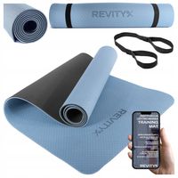 Mata do Ćwiczeń GRUBA ANTYPOŚLIZGOWA TPE JOGI Pod Sprzęt Fitness