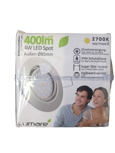 Reflektor Led Do Zabudowy 4W 400Lm Ip44 Srebrny na Arena.pl