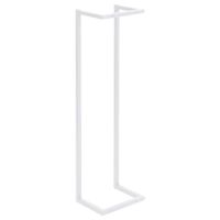 Stojak na ręcznik, biały, 25x20x95 cm, stalowy