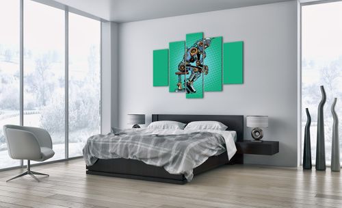 Obraz Na Płótnie - Robot Myślenie - 150X100 Cm - Ea150X100-3194 na Arena.pl
