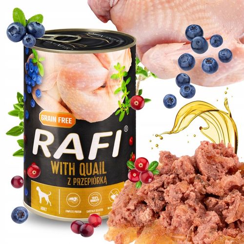 MOKRA KARMA DOLINA NOTECI RAFI ADULT BEZ ZBÓŻ PUSZKA MIX SMAKÓW 24 x 400G na Arena.pl