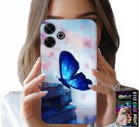 ETUI DO XIAOMI REDMI 13 4G - NIEBIESKI MOTYLEK, MOTYL, DAMSKIE WZORY