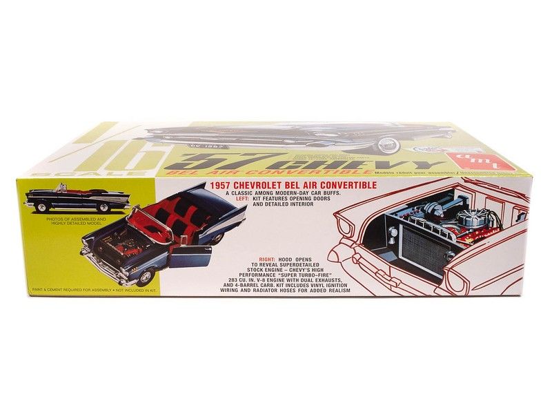 Model Plastikowy - Samochód 1:16 1957 Chevy Bel Air Convertible zdjęcie 4