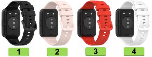 ZESTAW 3 PASKÓW PASEK OPASKA BRANSOLETA DO HUAWEI WATCH FIT 2 |DUŻO KOLORÓW na Arena.pl