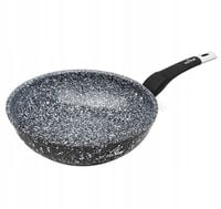 Patelnia WOK 28cm Głęboka Patelnia ALUMINIOWA Powłoka GRANIT GAZ INDUKCJA