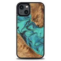 etui bewood unique na iphone 14 - turquoise