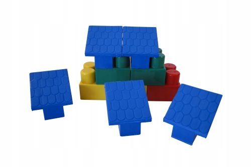 DUŻE Polskie KLOCKI konstrukcyjne dla dzieci od 2 lat HEMAR K3 ok.100 el na Arena.pl