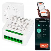 PRZEKAŹNIK WŁĄCZNIK PRZEŁĄCZNIK WiFi ŚWIATŁA DOPUSZKOWY 16A MINI SMART TUYA