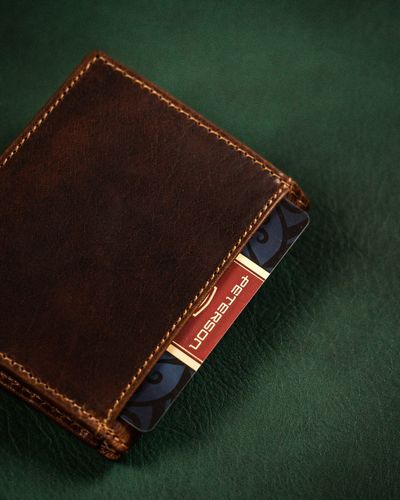 cienki portfel męski na karty - peterson na Arena.pl