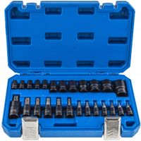 ZESTAW NASADEK KLUCZE NASADOWE NASADKI TORX/TORX-E 1/4″ 3/8″ 1/2″ 25 EL