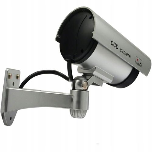 KAMERA ATRAPA IR LED MONITORING KAMERA ZEWNĘTRZNA ŚCIENNA Z DIODĄ MIGAJĄCA na Arena.pl