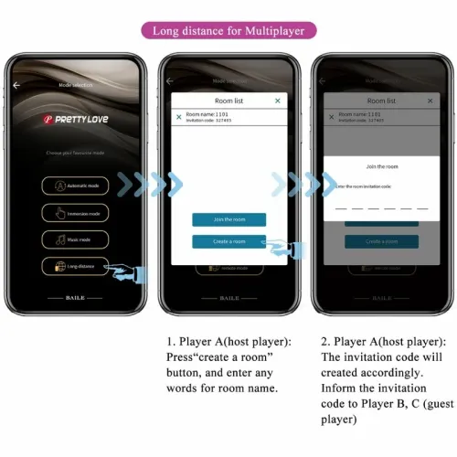 pretty love elvira fioletowe kule kegla z aplikacją i pilotem bluetooth na Arena.pl