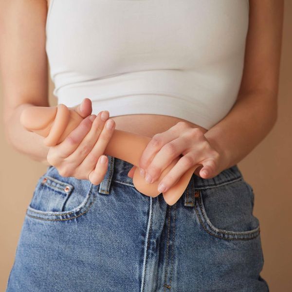 Sliding Skin Realistic Dildo Vanilla M zdjęcie 6