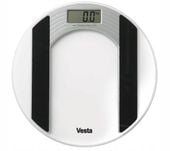 WAGA ŁAZIENKOWA ELEKTRONICZNA VESTA EBS01X SZKLANA DO 150 KG