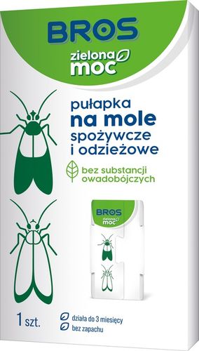 BROS Zielona Moc Pułapka na mole spożywcze i odzieżowe 2w1 10 SZTUK na Arena.pl