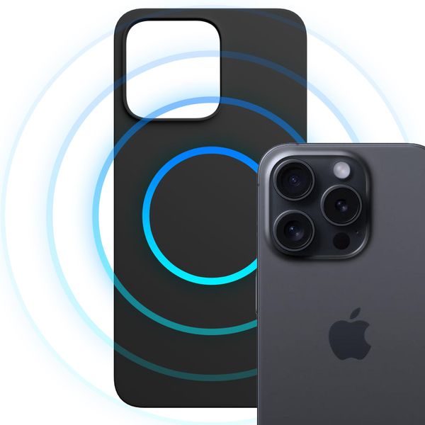 apple iphone 16 pro max - 3mk hardy magsilicone graphite zdjęcie 3